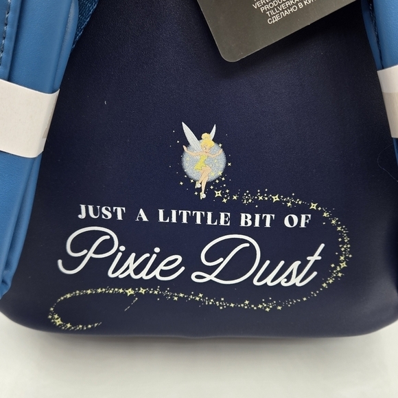 Loungefly Disney Peter Pan Glow Clock Backpack - Picture 10 of 13